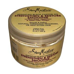 Shea Moisture Jamaican Black Castor Oil Strengthen & Restore Smoothie NEW